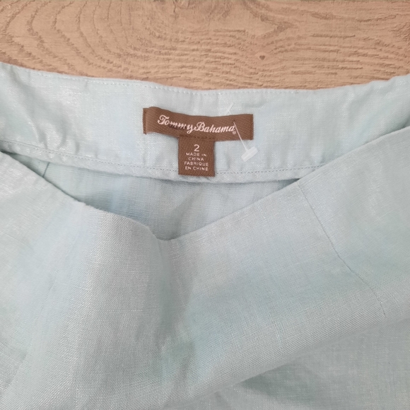 TOMMY BAHAMA Ferrin Foil Linen Pencil Skirt - Picture 5 of 11